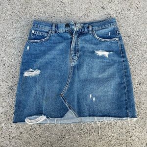 Free People Mini Denim Skirt Size 29